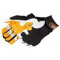 Liberty Glove & Safety 0 L Goatskin Dbl Palmspandex Back Glove-Lightning Gear 817